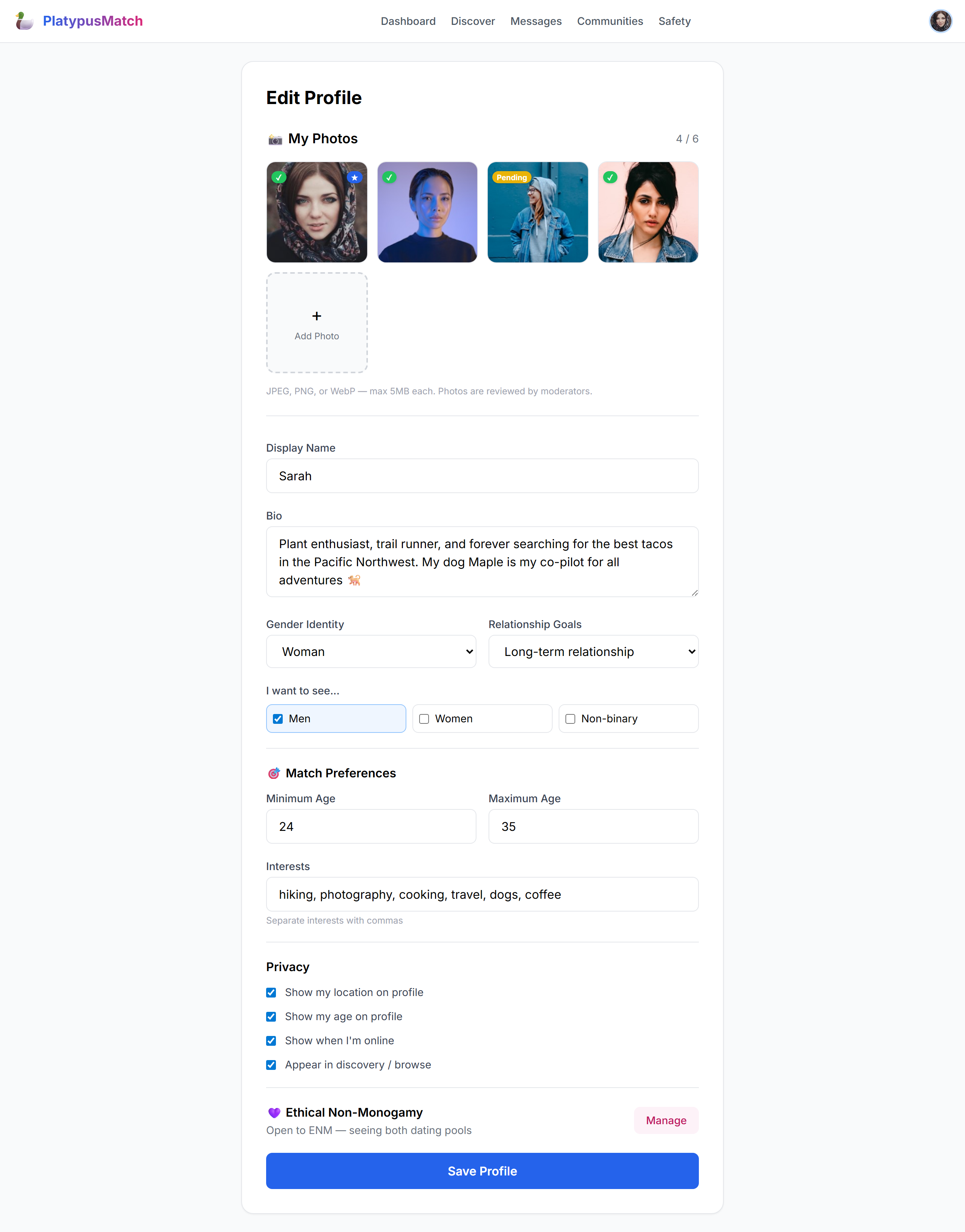 Profile Editor