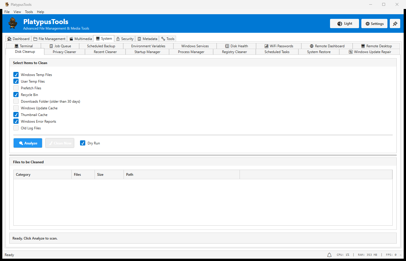Disk Cleanup