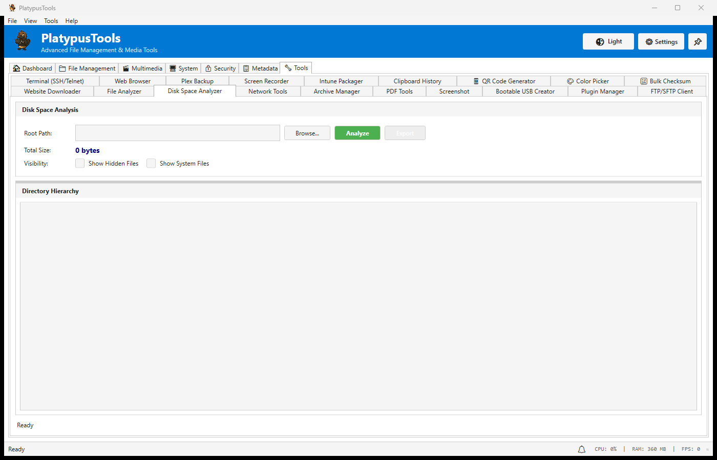 Disk Space Analyzer